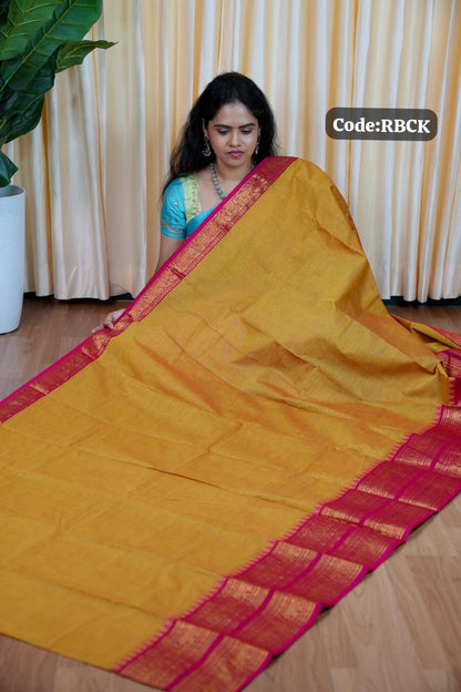 Premium Kanchi cotton saree 🎁