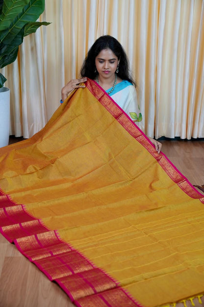 Premium Kanchi cotton saree 🎁