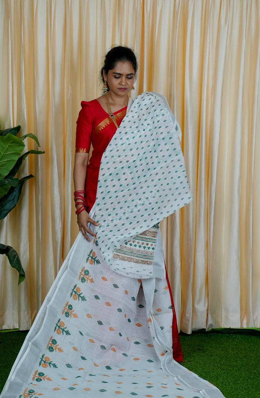 Linen Cotton sarees👇