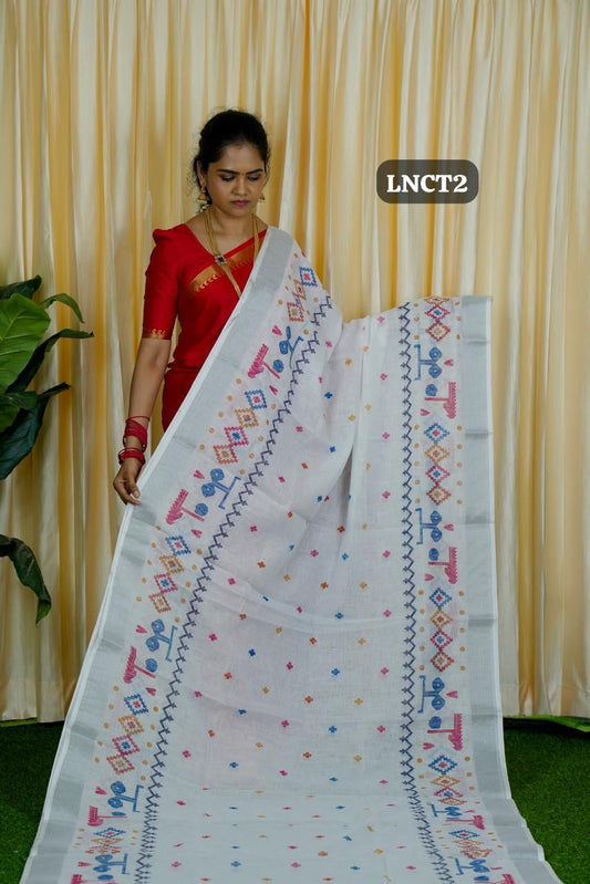 Linen Cotton sarees🥰✅