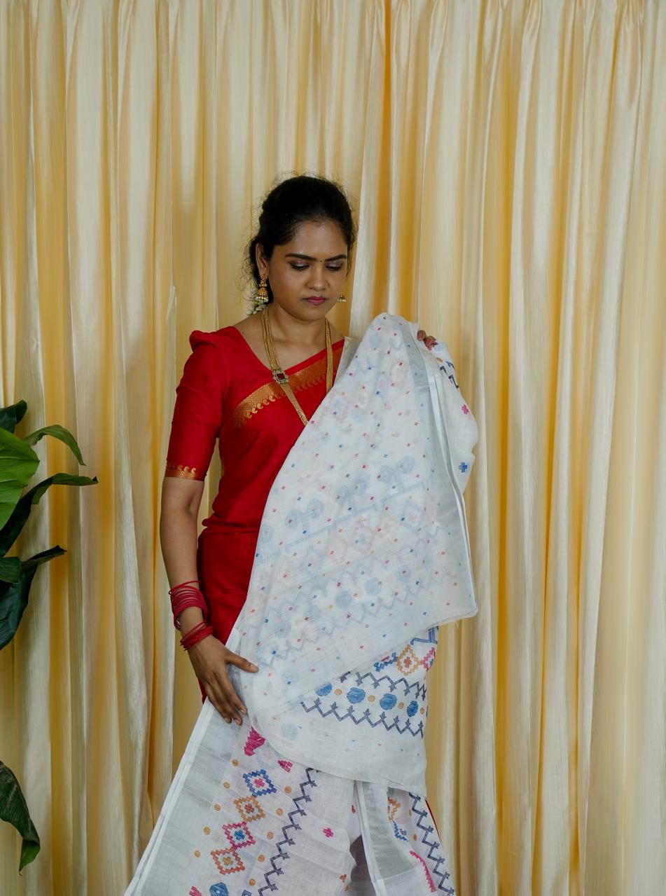 Linen Cotton sarees🥰✅