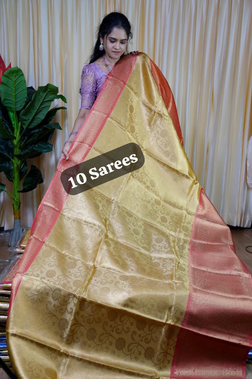 Katan silks saree (10 sarees)