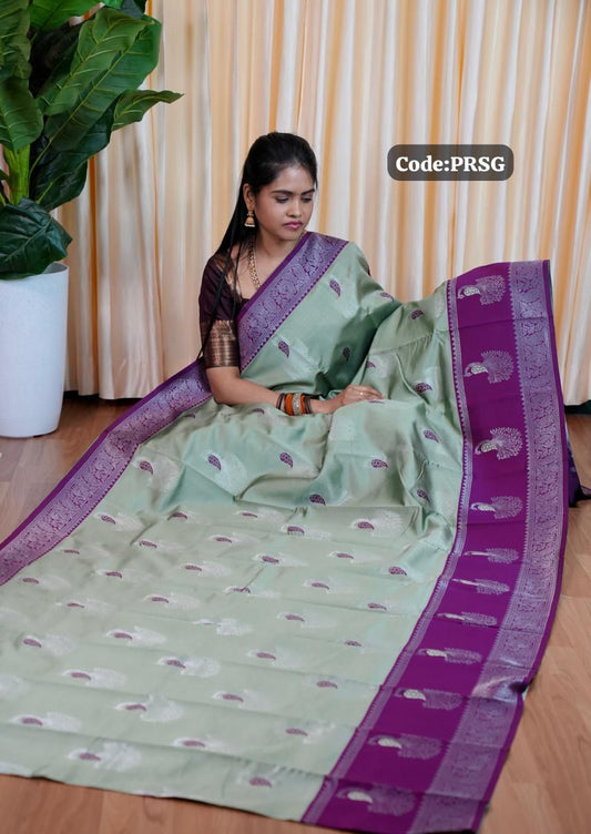 Kanchi semi silk sarees🥰😎📚