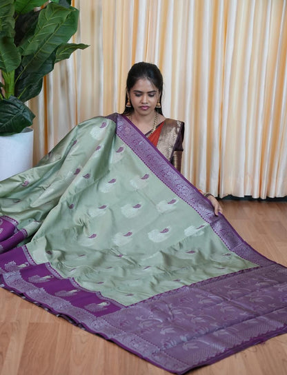 Kanchi semi silk sarees🥰😎📚