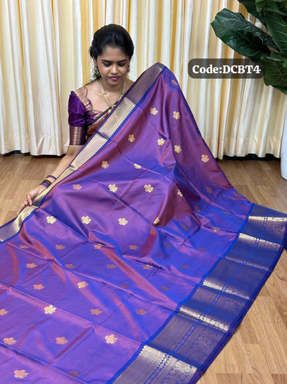 Kanchi semi silk sarees🥰😎📚