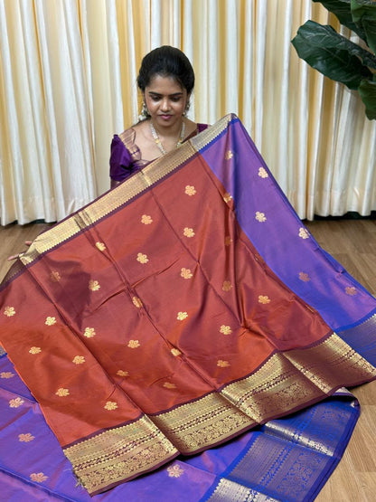 Kanchi semi silk sarees🥰😎📚
