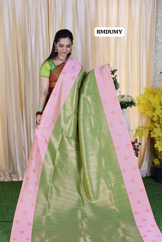 Kanchi semi silk saree Aadi offer🤗
