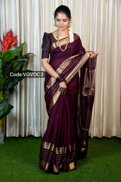 Warm silk saree🥳