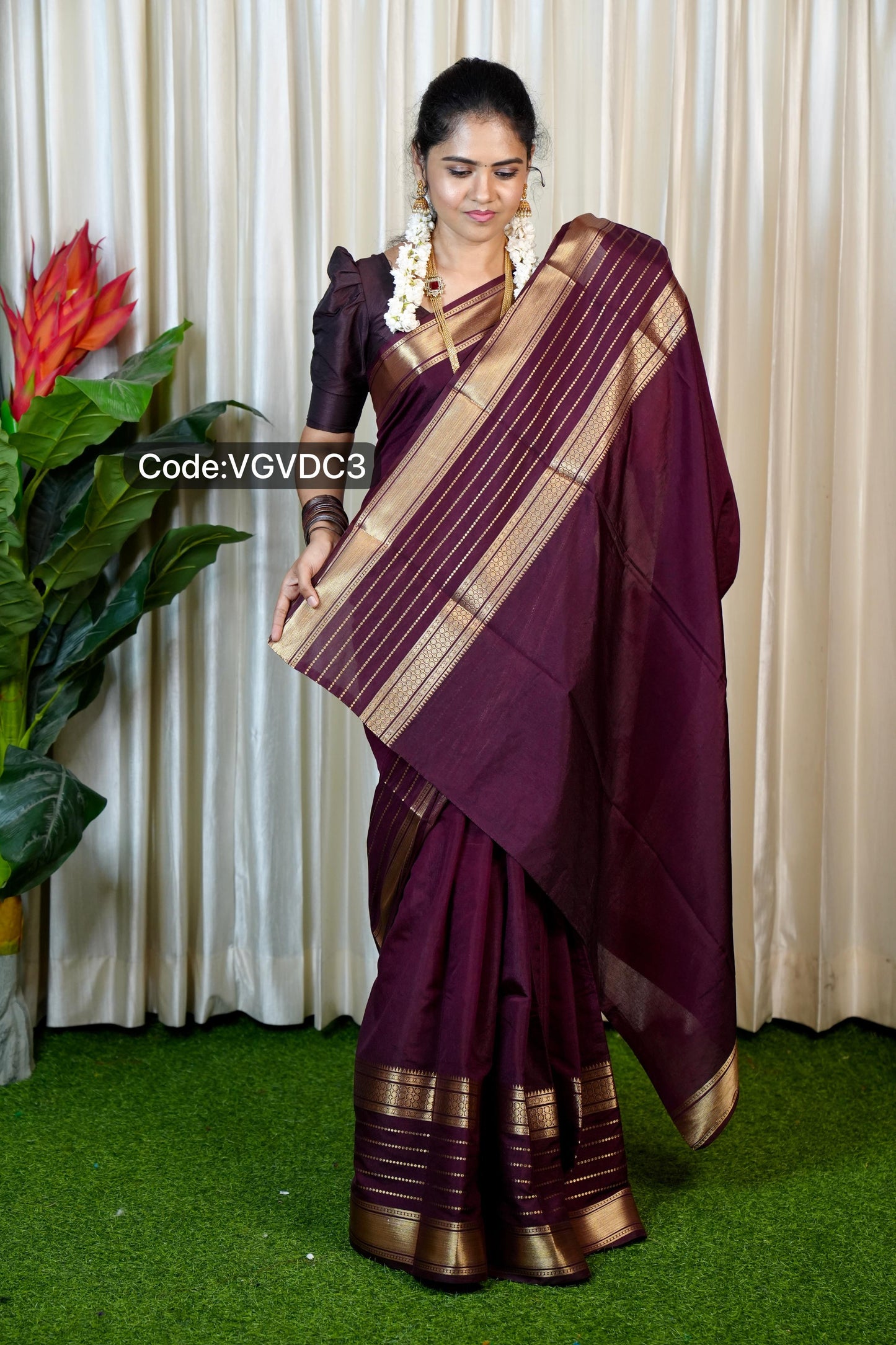 Warm silk saree🥳