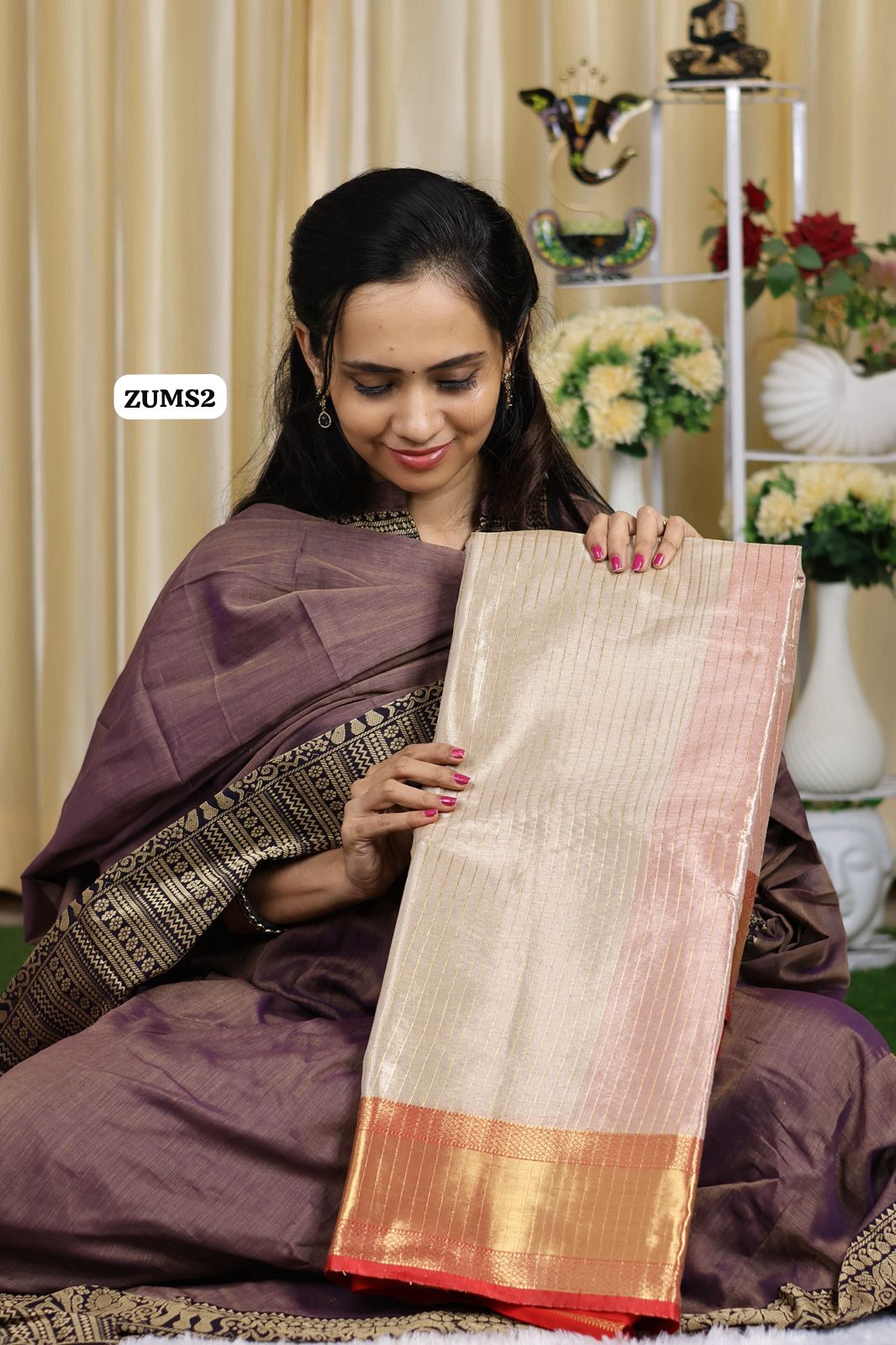 Katan tissue saree 😍🥳