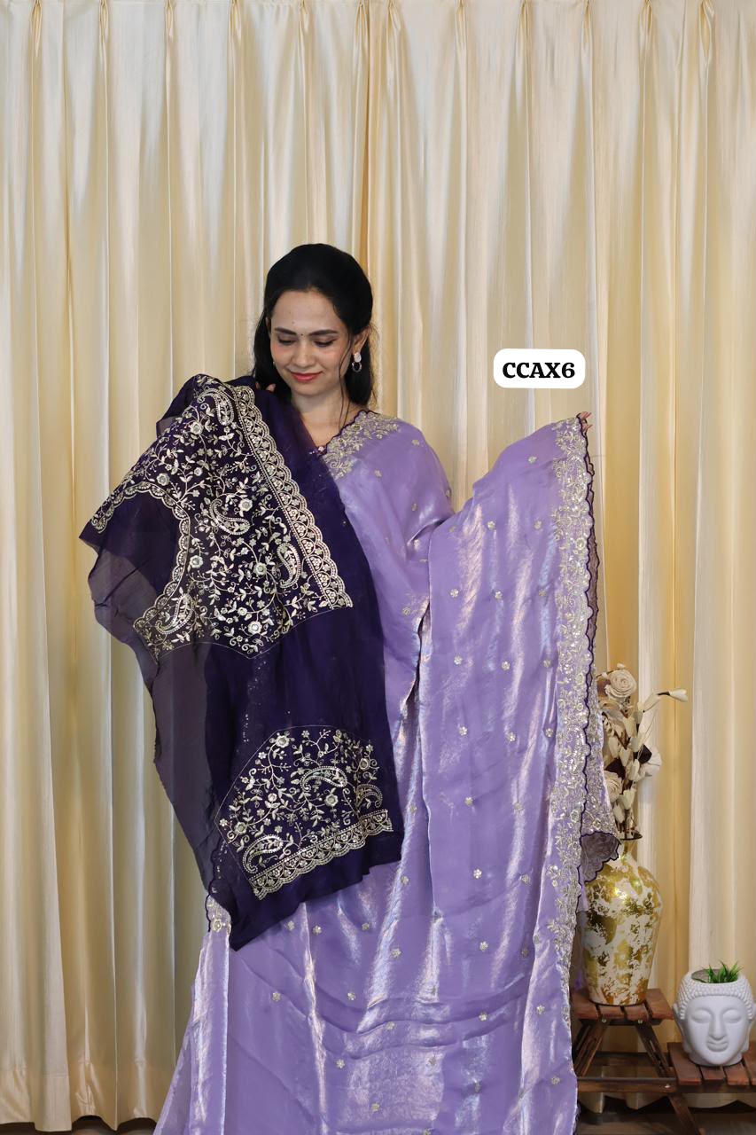 Space silk with unstitched blouse 😍🥳