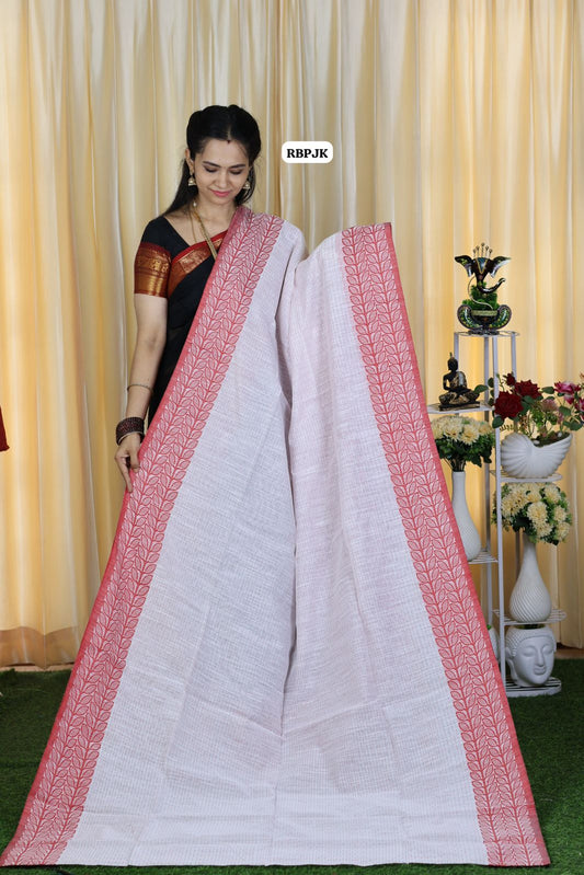 She s a fantasy song inspired cotton saree with embroidery 🥳