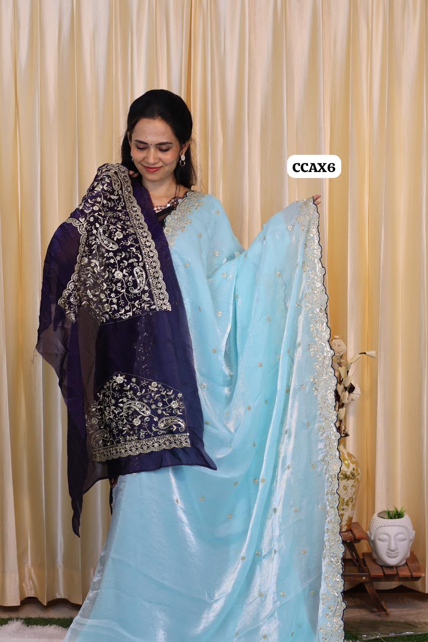 Space silk with unstitched blouse 😍🥳