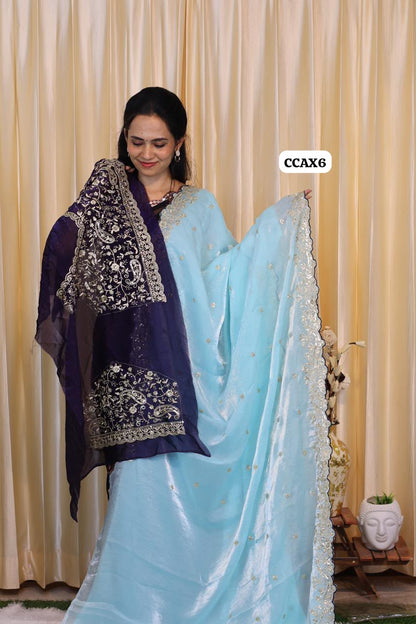 Space silk with unstitched blouse 😍🥳