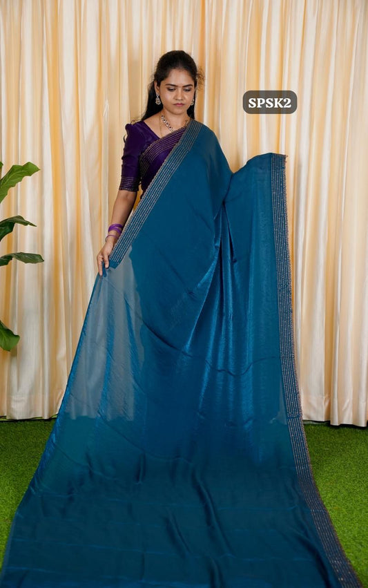 Premium Space silk saree.🥳