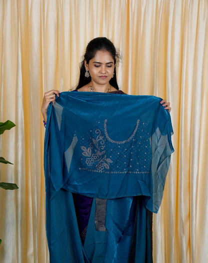 Premium Space silk saree.🥳