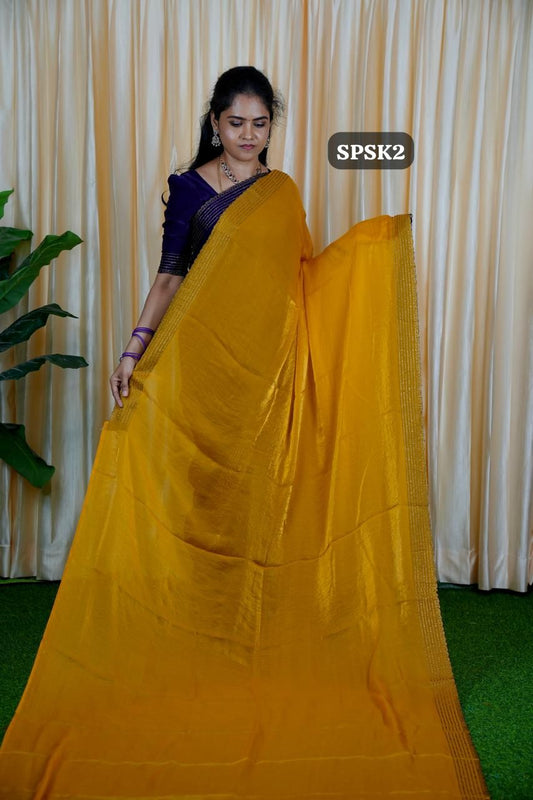 Premium Space silk saree.🥳