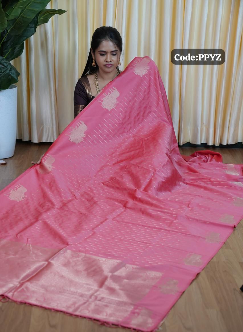 Semi silk saree🌈🥳