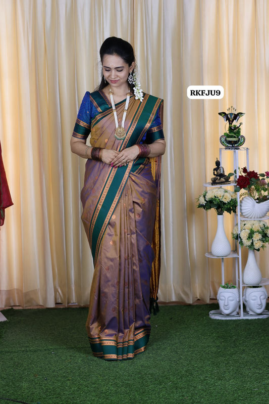 Semi soft silk saree 🥳