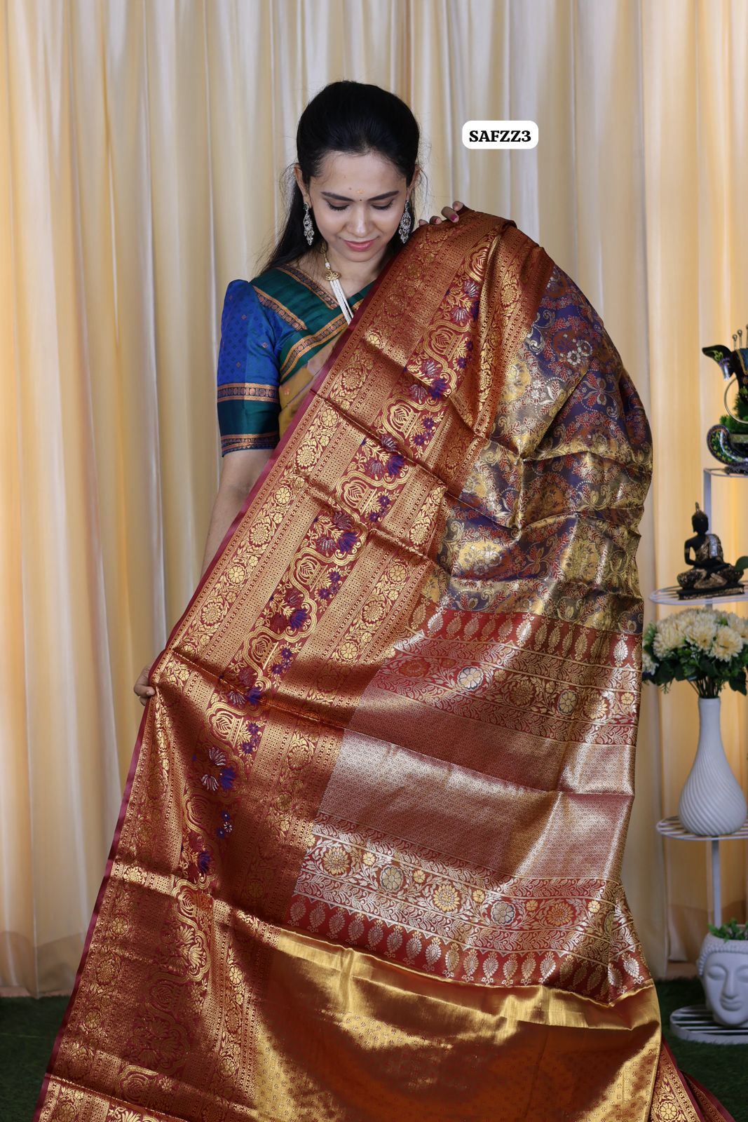 Kanchi inspired semi silk ❌ not available