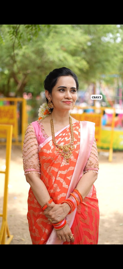 Soft silk saree😍😎📚