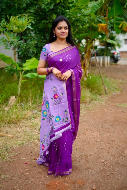 Maheswari silk cotton saree🥳