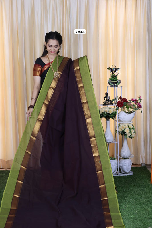 VTV Thrisha inspired Chettinad kanchi cotton saree 🥰😎