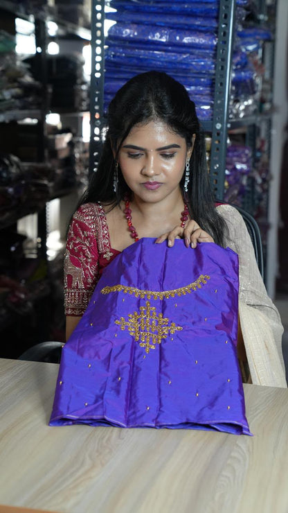 Aari blouse unstitched 🥰😎📚