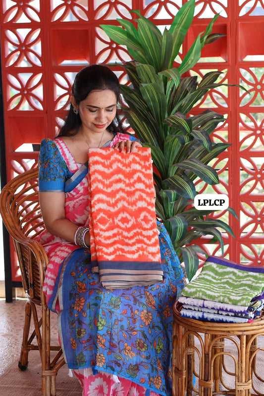 Linen cotton saree(border color black)OFFER ‼️😍😎📚