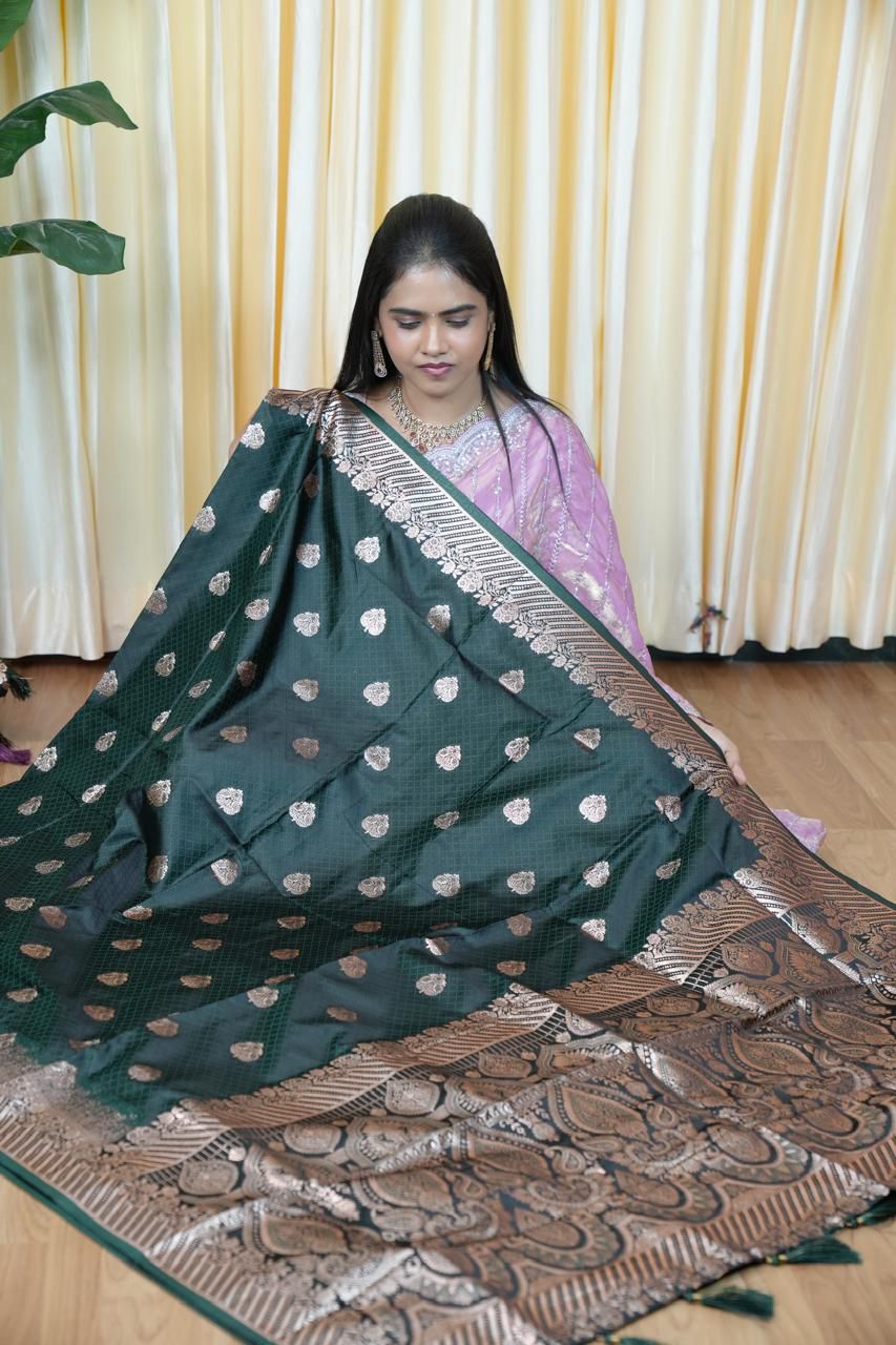 Paithani semi silk saree🥰😎