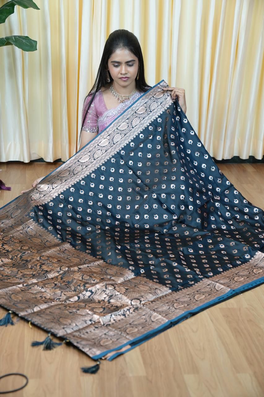 Paithani semi silk saree🥰😎