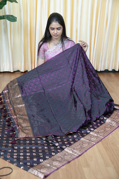 Paithani semi silk saree🥰😎