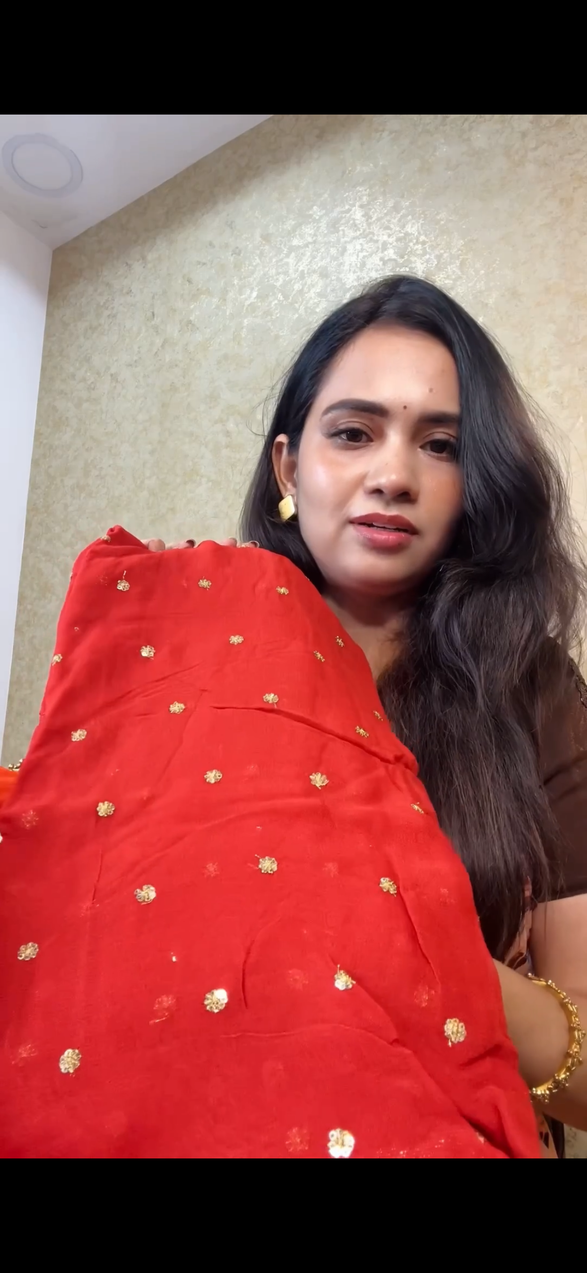 Viscose georgette saree offer😍