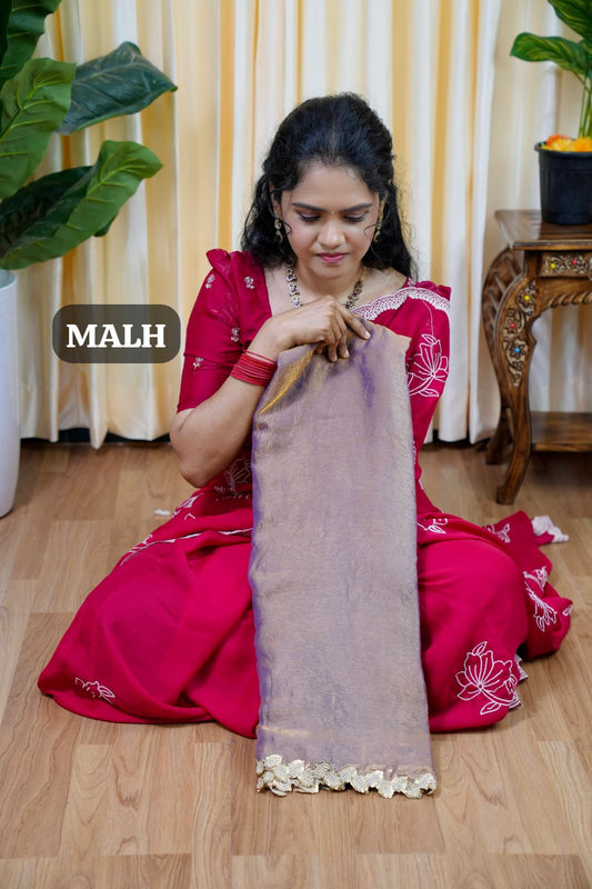 Fendy Chiffon Saree🥰😎lite