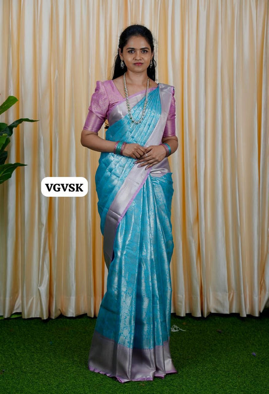 Katan tissue saree. 🥳