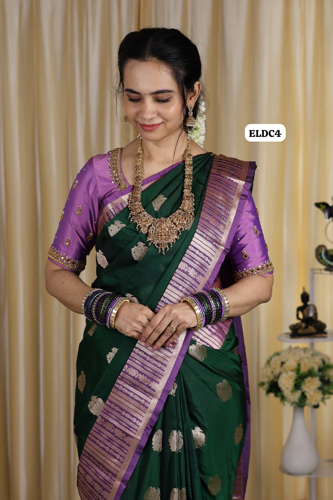 Offer🥳Premium Kanchi semi soft silk saree