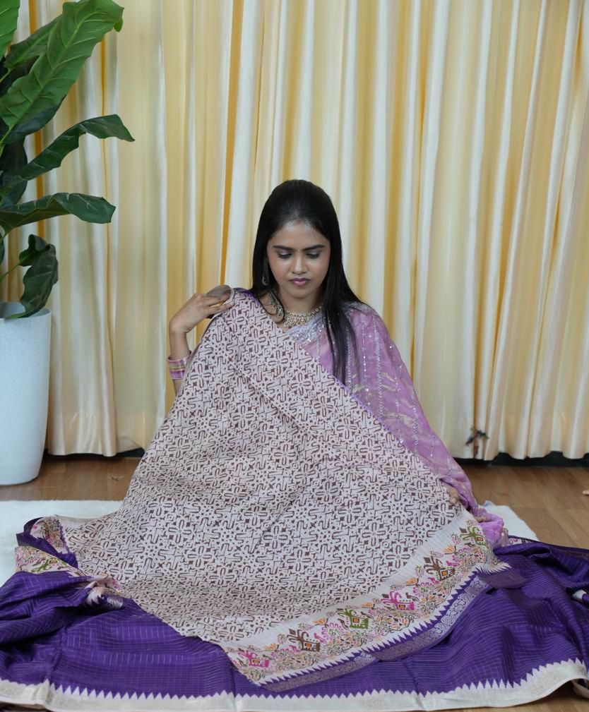 Handloom cotton silk saree🌈