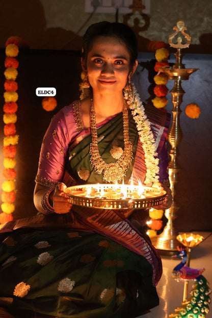 Offer🥳Premium Kanchi semi soft silk saree