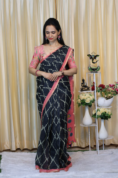 Linen cotton saree😍😎📚