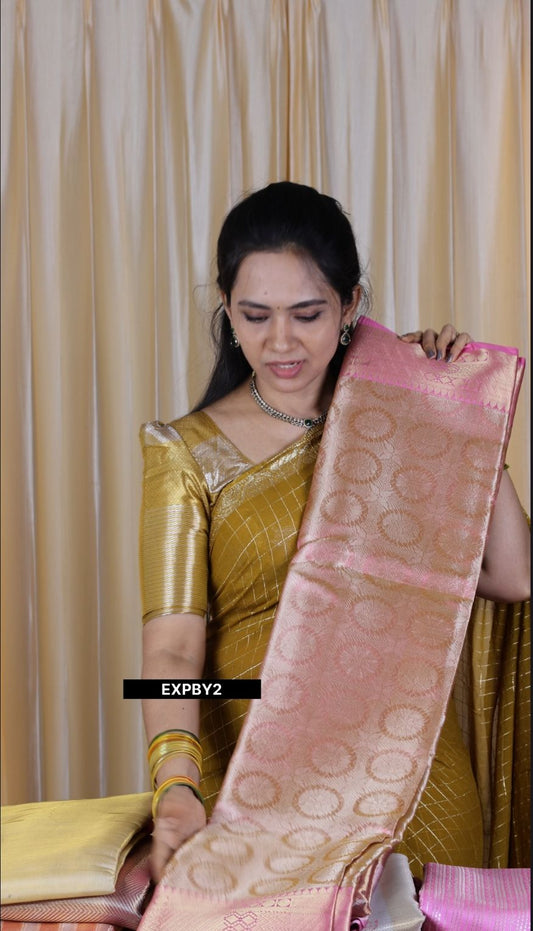 Aadi offer🌹Katan semi silk saree