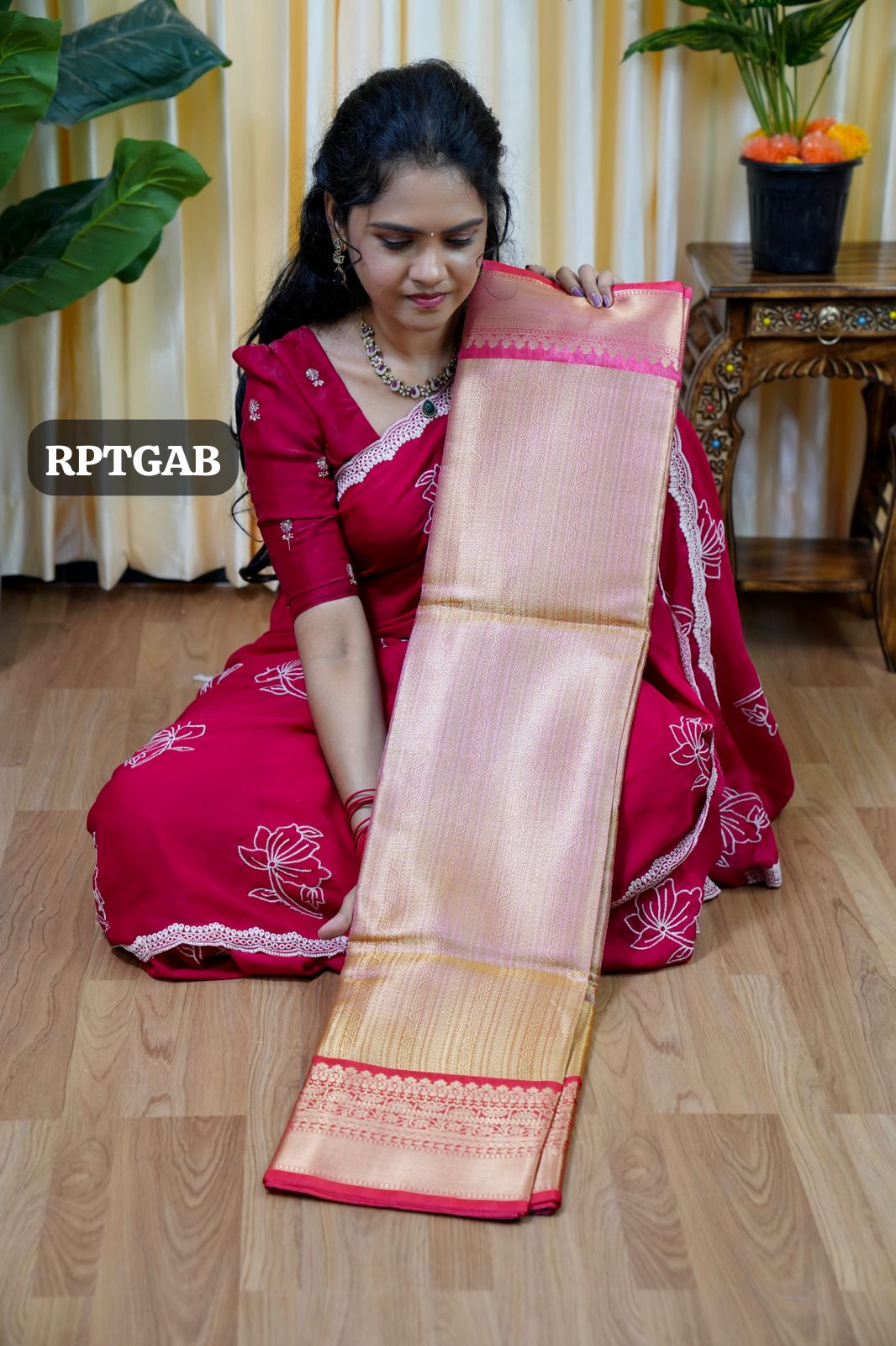 Katan silks saree🥰😎🏃🏼‍♀️