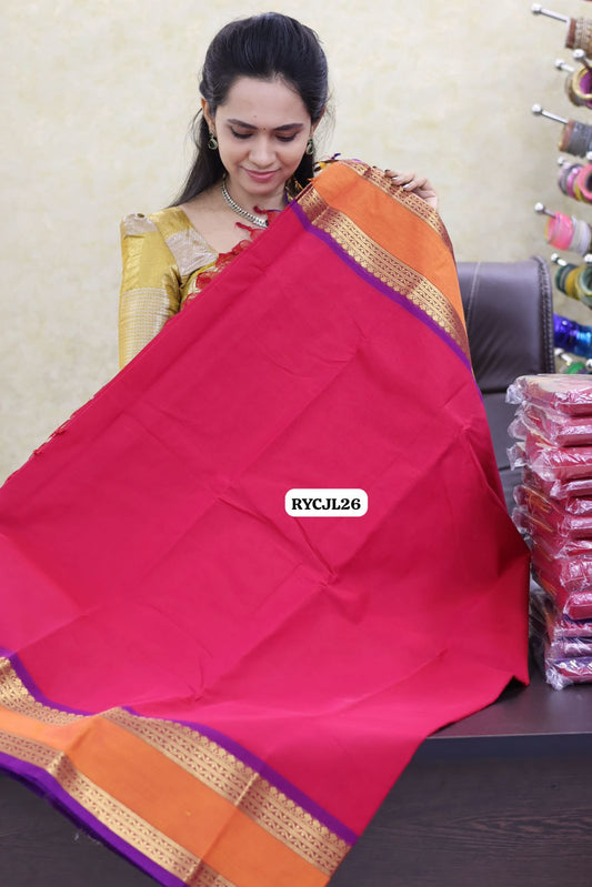 Kanchi cotton saree Ready😍😎 🥳