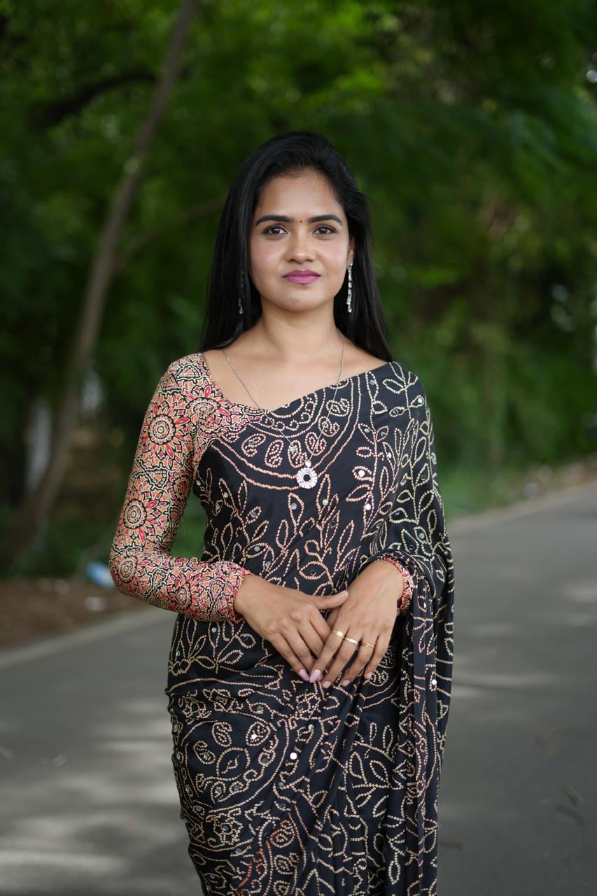 Premium semi modal silk saree🥳
