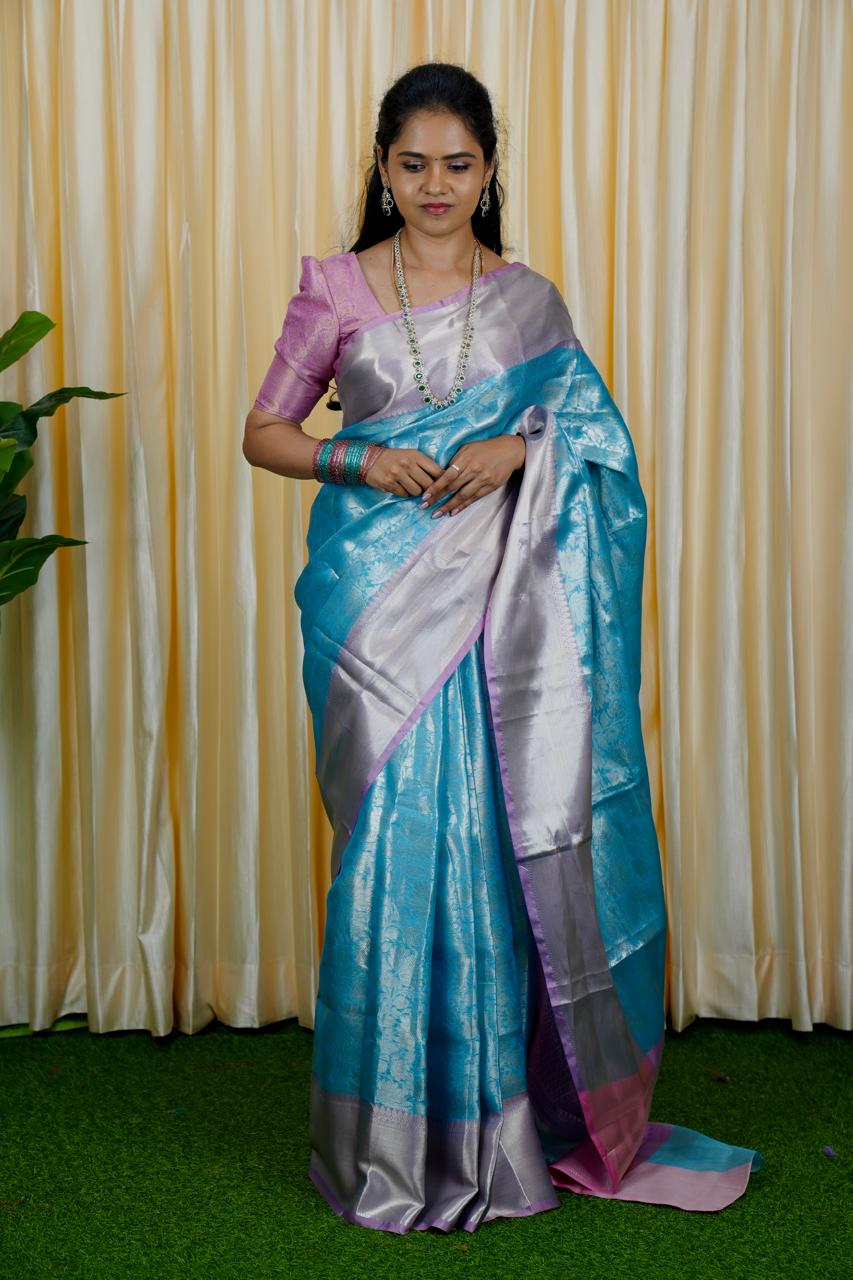 Katan tissue saree. 🥳