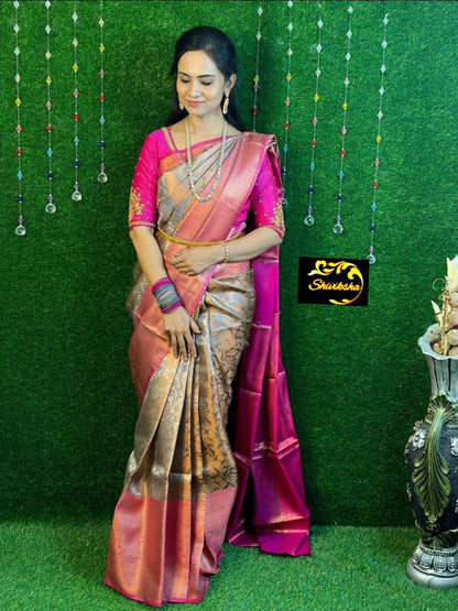 Katan silk grand sarees.