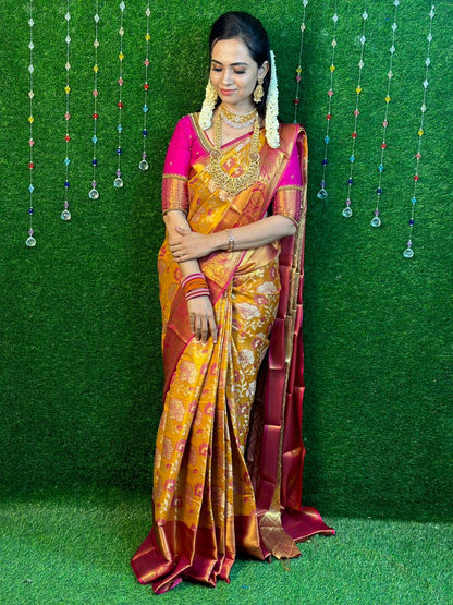 Kanchivaram semi silk saree XXX