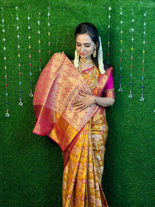 Kanchivaram semi silk saree XXX