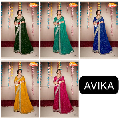 Premium georgette sarees YYY