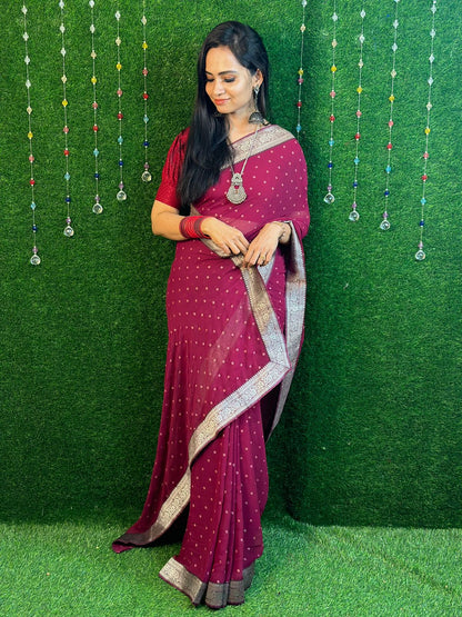 Premium georgette sarees YYY