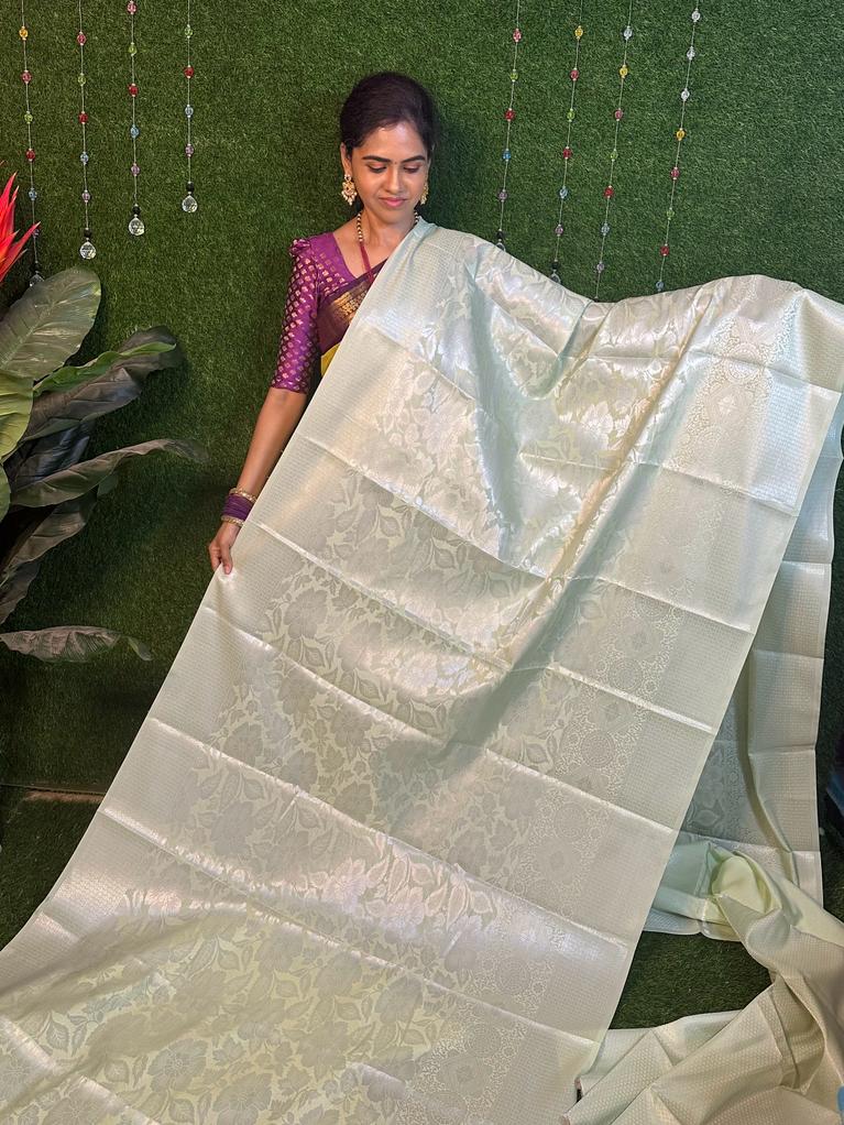 Soft Katan tissue saree YYY